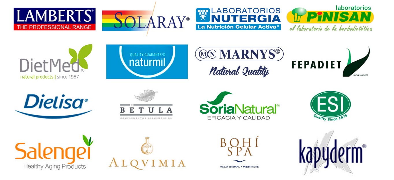 Marcas y laboratorios con los que trabajamos en Natura Center - Herbolario especializado